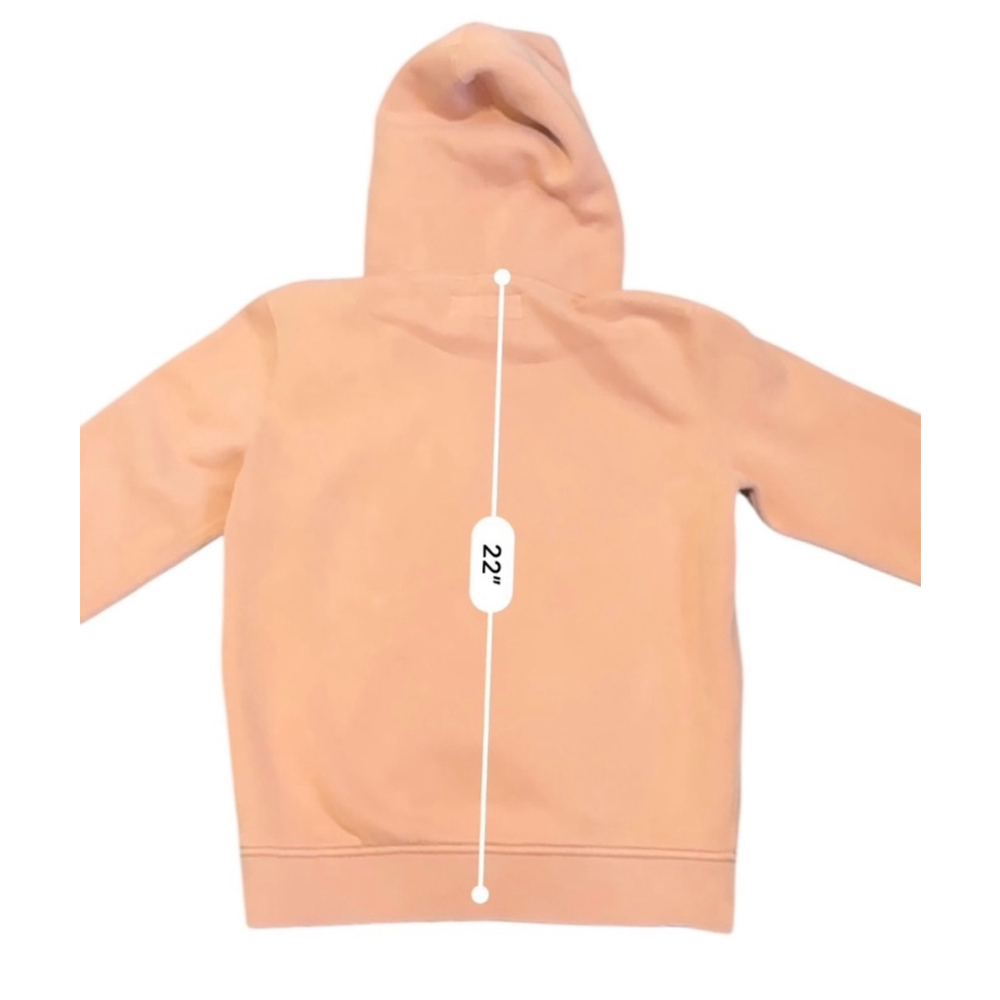Abercrombie & Fitch Women’s Soft A&F Fleece Hoodie Embroidered Dusk Rose Sz XS - Picture 4 of 9